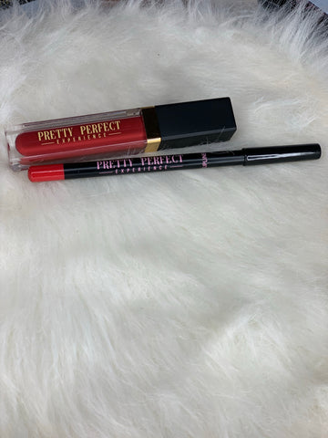 Redwine Matte Lippie & Sangria Lip Liner Kit